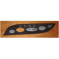 Fisher & Paykel Black Front Control Panel Decal For Fisher & Paykel Dishwashers spare part