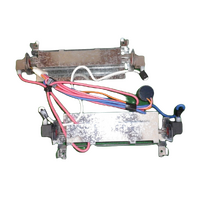 Small Dual Glass Defrost Heater Element with Bracket For GE KSD-N16-2 Fridges and Freezers