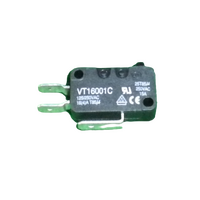 Universal Purpose SPDT Microswitch with 6.4mm Spade Terminals For 250SD Washing Machines spare part