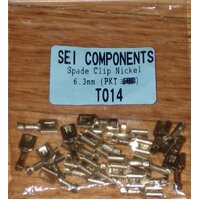 Universal 6.4mm Female Spade Terminals for Stoves (Pkt 25) For Ovens and Cooktops spare part