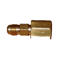 Universal 5/16 - 1/4SAE Vacuum Pump & Gauge Adaptor For R410A Fridges and Freezers spare part