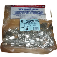 Universal 6.4mm Female Bare Spade Terminals Stoves (Pkt 100) For Ovens and Cooktops spare part