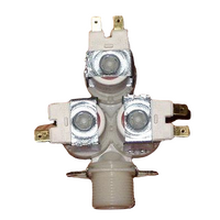 Universal Triple Outlet 14mm Right-Angled Inlet Valve For Washing Machines spare part