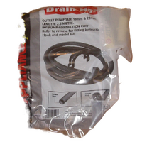 Universal 2.5metre Outlet Hose Extension Kit For DWH46 Washing Machines spare part