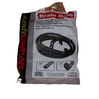 Universal 2.5mtr Dishwasher Outlet Hose with Rightangled End. For Washing Machines spare part