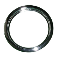 Universal 6-1/4" Stove Chrome Trim Ring without Cutout For Ovens and Cooktops spare part