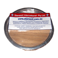 Universal 8" Stove Chrome Trim Ring without Cutout For Ovens and Cooktops spare part
