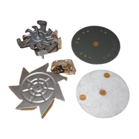 Universal Fan-Forced Oven Fan Motor with Blade & Shaft Spacers For Ovens and Cooktops spare part