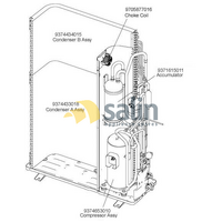 Genuine Fujitsu Air Conditioner ACCUMULATOR,Assembly Suits: Fujitsu AOT54APA3L | Spare Part No: 9371615011