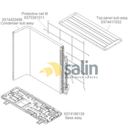 Fujitsu Genuine Fujitsu Air Conditioner BASE AS PTD Suits: Fujitsu AOTG30KMTC | Spare Part No: 9374166138 spare part