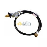 Universal Regulator and 1200mm BBQ Hose Kit for LPG CARAVAN SHOP RESTUARANT spare part