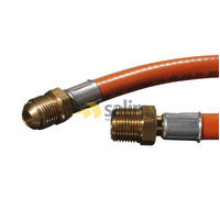 300mm Hose with 3/8″ MBSP x 3/8″ M FL Ends for LPG CARAVAN SHOP RESTUARANT
