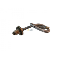 Universal Stainless Steel 600mm Pigtail with Handwheel 1/4″ INV FL" for LPG CARAVAN SHOP RESTUARANT spare part