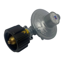 Universal BBQ Regulator 125MJ/h 2.8kPa LCC Female Inlet 3/8″ Female Out" for LPG CARAVAN SHOP RESTUARANT spare part