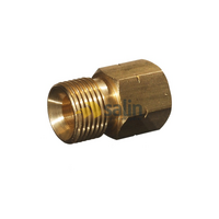 Universal Adaptor with 3/8″ LHM to 1/4″ FBSP Size Compatibility for LPG CARAVAN SHOP RESTUARANT spare part