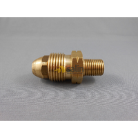 Universal M POL x 1/4NPT Adaptor Assembly with Nut for LPG CARAVAN SHOP RESTUARANT spare part