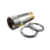 Universal Straight Body Bayonet with 2 Ring Nuts for LPG CARAVAN SHOP RESTUARANT spare part