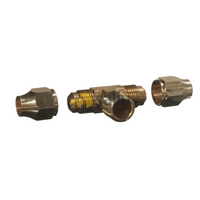 1/2″ Flare x 3/8″ MBSP Branch Tee with Nut Included for LPG CARAVAN SHOP RESTUARANT