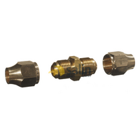 1/4″ Double Flare Union with Nut Included for LPG CARAVAN SHOP RESTUARANT