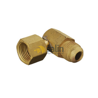 Universal 3/8″ MSAE Flare to 3/8″ FSAE Flare Elbow Adapter for LPG CARAVAN SHOP RESTUARANT spare part
