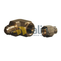 1/2″ FLARE x 3/8″ FBSP Female Elbow With Nut for LPG CARAVAN SHOP RESTUARANT