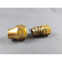 1/2″ Flare x 1/4″ FBSP Female Union with Nut Included for LPG CARAVAN SHOP RESTUARANT