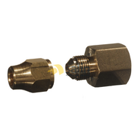 1/2″ Flare x 3/8″ FBSP Female Union with Nut Included for LPG CARAVAN SHOP RESTUARANT