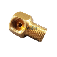 Universal 90-Degree Adapter 1/4″ x 1/4″ M NPT Inverted Flare for LPG CARAVAN SHOP RESTUARANT spare part