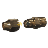 1/2″ Flare x 1/2″ MBSP Male Union with Nut Included for LPG CARAVAN SHOP RESTUARANT