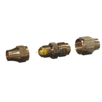 Universal 3/8″ Flare to 1/4″ Flare Reducing Union with Nut Included for LPG CARAVAN SHOP RESTUARANT spare part