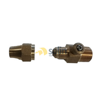 Universal SAE 5/16″ M Test Point x 3/8″ BSP for LPG CARAVAN SHOP RESTUARANT spare part