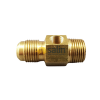 Universal 3/8″ SAE Flare Test Point Body Only with 3/8″ M BSP Compat. for LPG CARAVAN SHOP RESTUARANT spare part