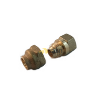 Universal Union 1/2″ MBSP Flare and 1/2″ FBSP with Nut Included for LPG CARAVAN SHOP RESTUARANT spare part