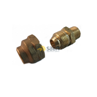 Universal UNION 1/2″ MBSP FLARE with 3/8″ MBSP Includes Nut for LPG CARAVAN SHOP RESTUARANT spare part