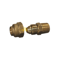 Universal Union 3/8″ MBSP Flare to 3/8″ MBSP with Nut Fully Assembled for LPG CARAVAN SHOP RESTUARANT spare part