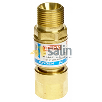Universal Ibeda Oxygen Flashback Arrestor - Size 5/8″ RH x 9/16″ RH for LPG CARAVAN SHOP RESTUARANT spare part