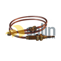 M8x1 Thermocouple with Threaded Sleeve and Nuts 1000mm Length for LPG CARAVAN SHOP RESTUARANT