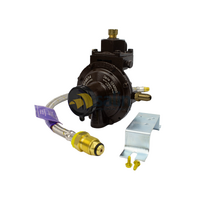 Universal REGO 250MJ/h Twin Stage Single Bottle Regulator with F/P & TP for LPG CARAVAN SHOP RESTUARANT spare part