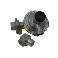Universal Twin Stage Regulator 1055MJ/hr 1/4″ NPT Inlet 3/4″ BSP Outlet for LPG CARAVAN SHOP RESTUARANT spare part