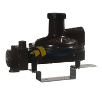 Universal REGO 450MJ/h Twin Stage Regulator with Bracket for LPG CARAVAN SHOP RESTUARANT spare part