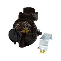 Universal Bracket Kit Included 250MJ Twin Stage Rego Regulator for LPG CARAVAN SHOP RESTUARANT spare part