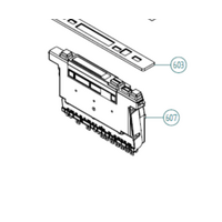 Asko Asko Dishwasher D5893 Art 1065893156 and 1065893121 DW70.4 Pcb Before 12/2009 spare part