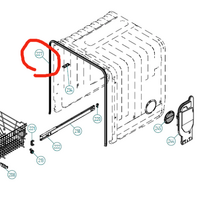 Asko Asko Dishwasher Door Seal D5434, D3110. DW20.1 spare part