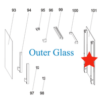 Baumatic Baumatic Oven Outer Glass CLCFSC60SS CLCFSG60SS spare part