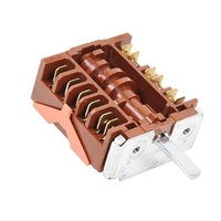 Ariston Beko Ariston Indesit Omega Everdure, Whirlpool Electrolux, Hot Plate Switch Single, 6 + O Position. 163100005 spare part