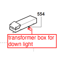 Blanco Blanco Rangehood Transformer Feeder RUL70X, RUL90X spare part