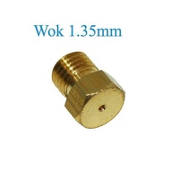 Universal Cooktop Oven Gas Nozzle Jet Ng Semi Rapid 1.35, Or Extra Large for Lpg Wok Burner Asian Cook Cooktop Oven Gas Nozzle Jet Ng Semi Rapid 1.35, Or Extra spare part