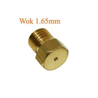 Universal Cooktop Oven Gas Nozzle Jet Wok Or Rapid 1.65, 1.60 Ng, Extra Flame Asian Cook *3126 Cooktop Oven Gas Nozzle Jet Wok Or Rapid 1.65, 1.60 Ng, Extra spare part