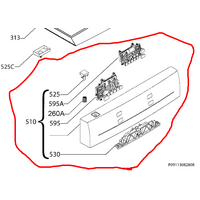 AEG AEG Dishwasher Top Panel Control FFB72600PM AEG Dishwasher Top Panel Control FFB72600PM spare part