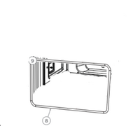 Delonghi Delonghi Elba Fisher Paykel Oven Door Seal Upper Oven OB60NC7CEX1 spare part